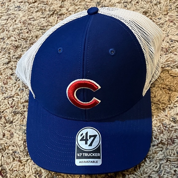 47 Brand Chicago Cubs Trucker Hat - Picture 1 of 2